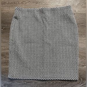 Loft Petites Stitched Mini Pencil Skirt